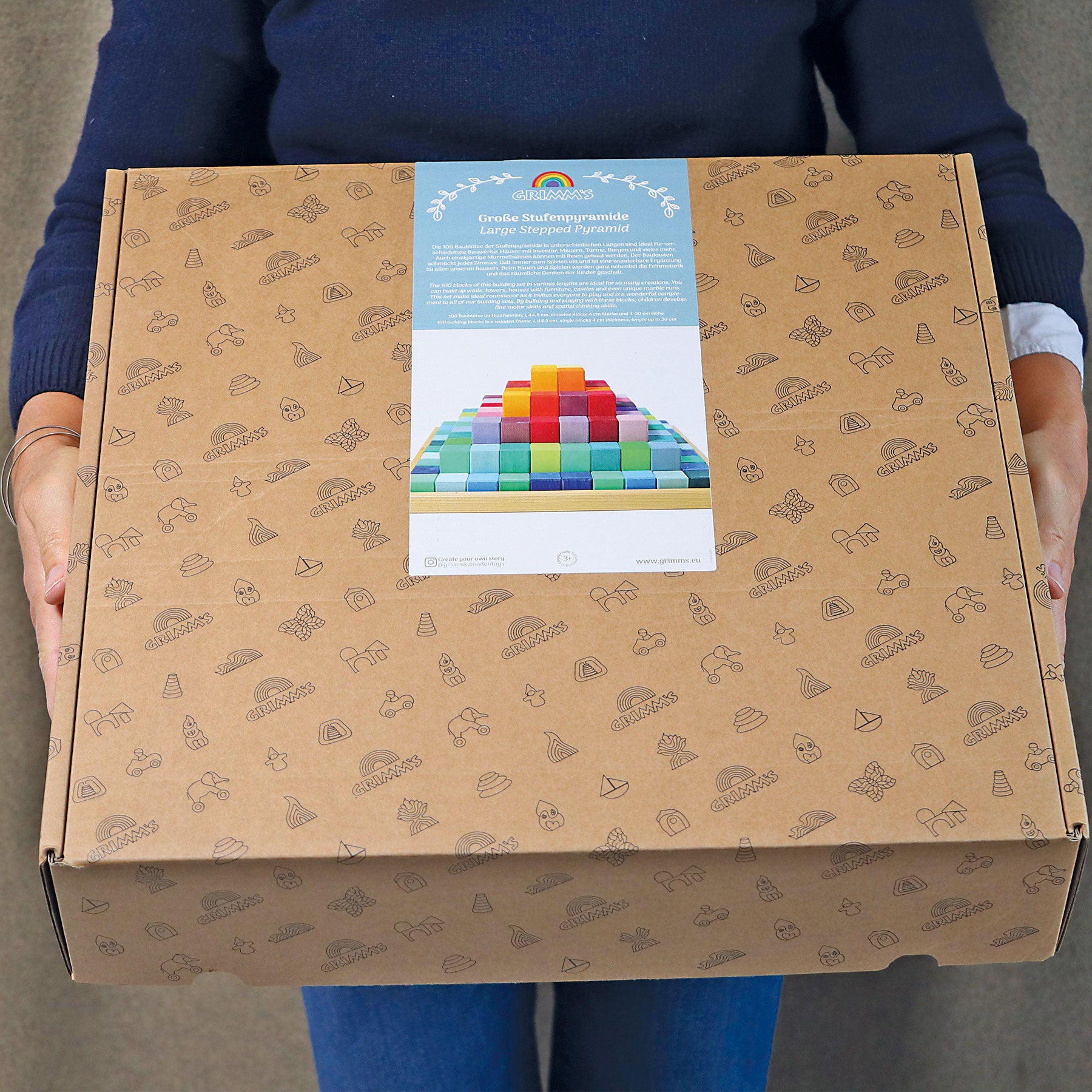 Grimm's - Stepped Pyramid - Large - Grimm's - littleyoyo.ca