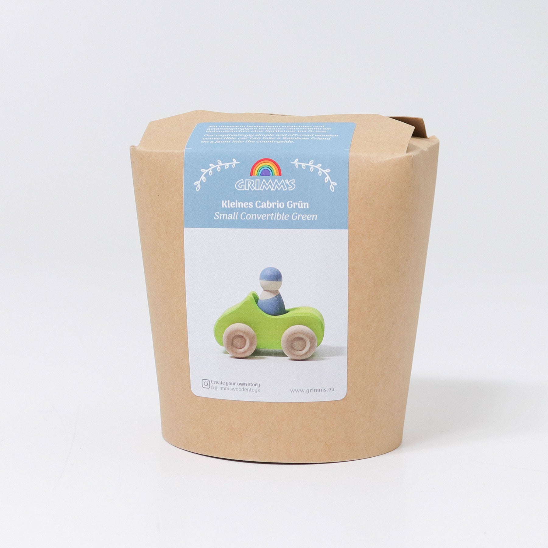 Grimm's - Small Convertible Car Green - Grimm's - littleyoyo.ca