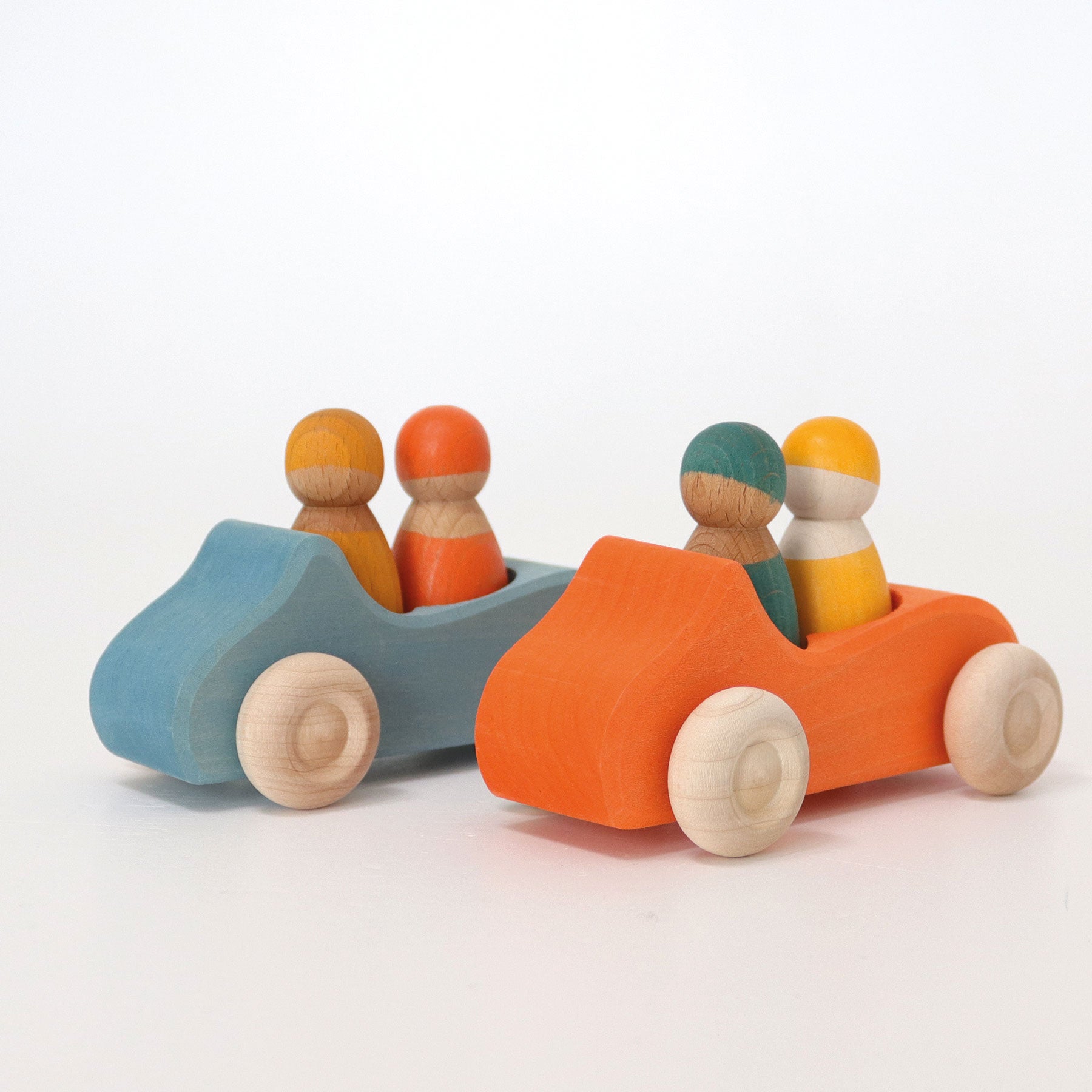 Grimm's - Large Convertible Car Orange - Grimm's - littleyoyo.ca