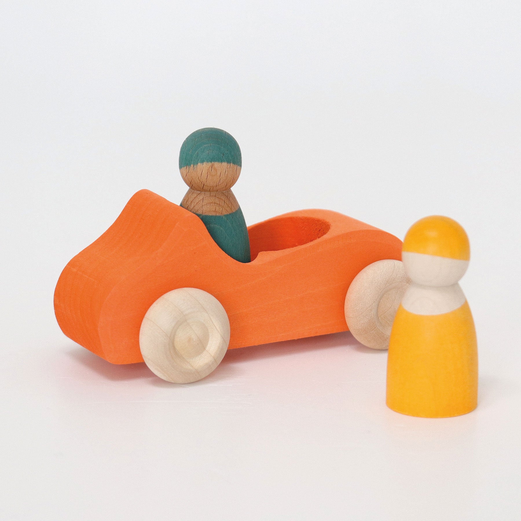 Grimm's - Large Convertible Car Orange - Grimm's - littleyoyo.ca