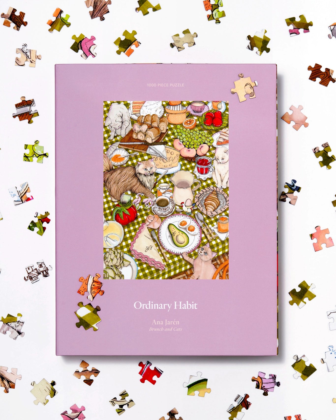 Brunch and Cats - 1000 Piece Puzzle - Ordinary Habit - littleyoyo.ca