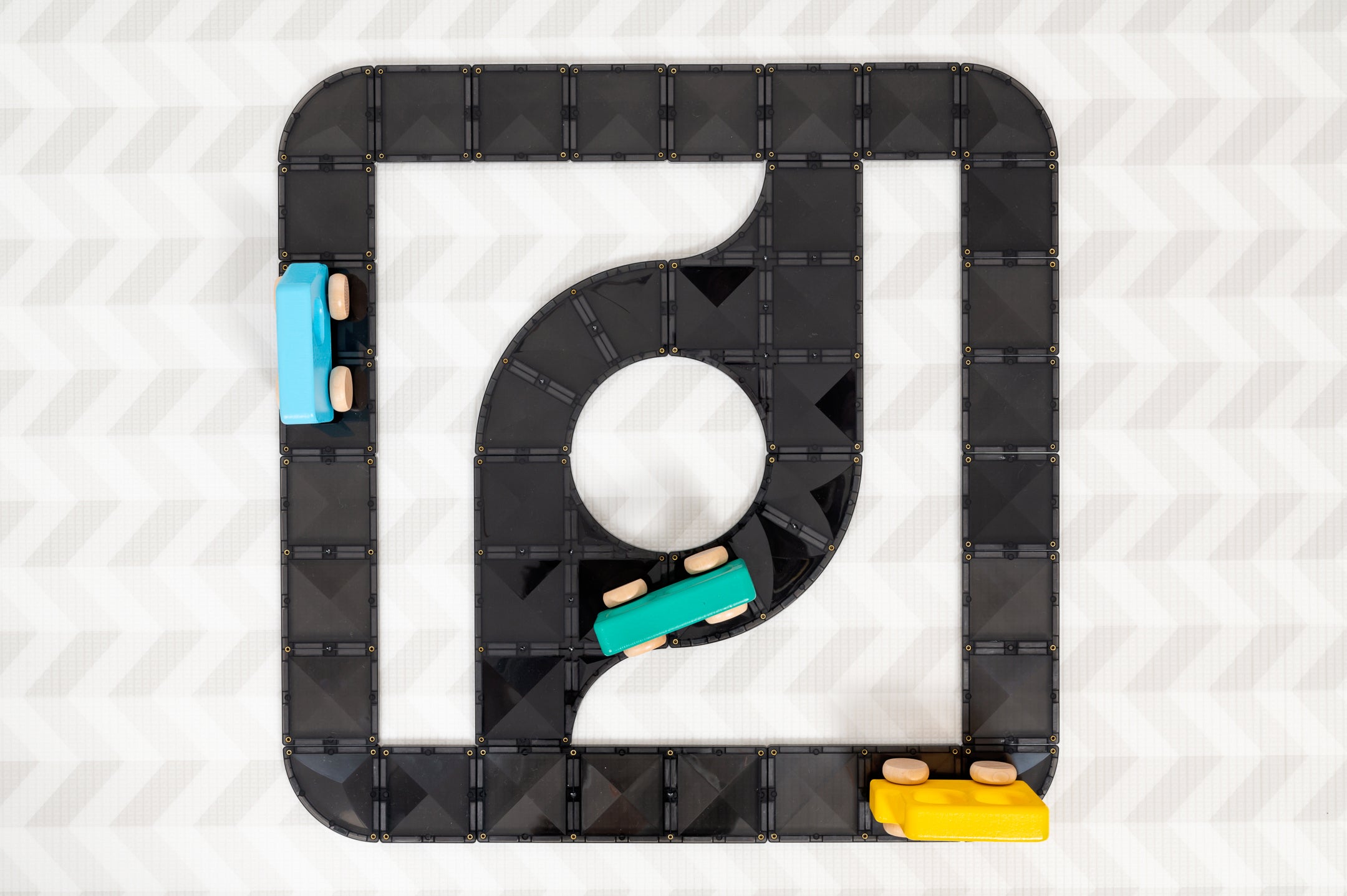 Connetix - Creative Roads Pack - 48 Piece Magnetic Tiles - Connetix - littleyoyo.ca