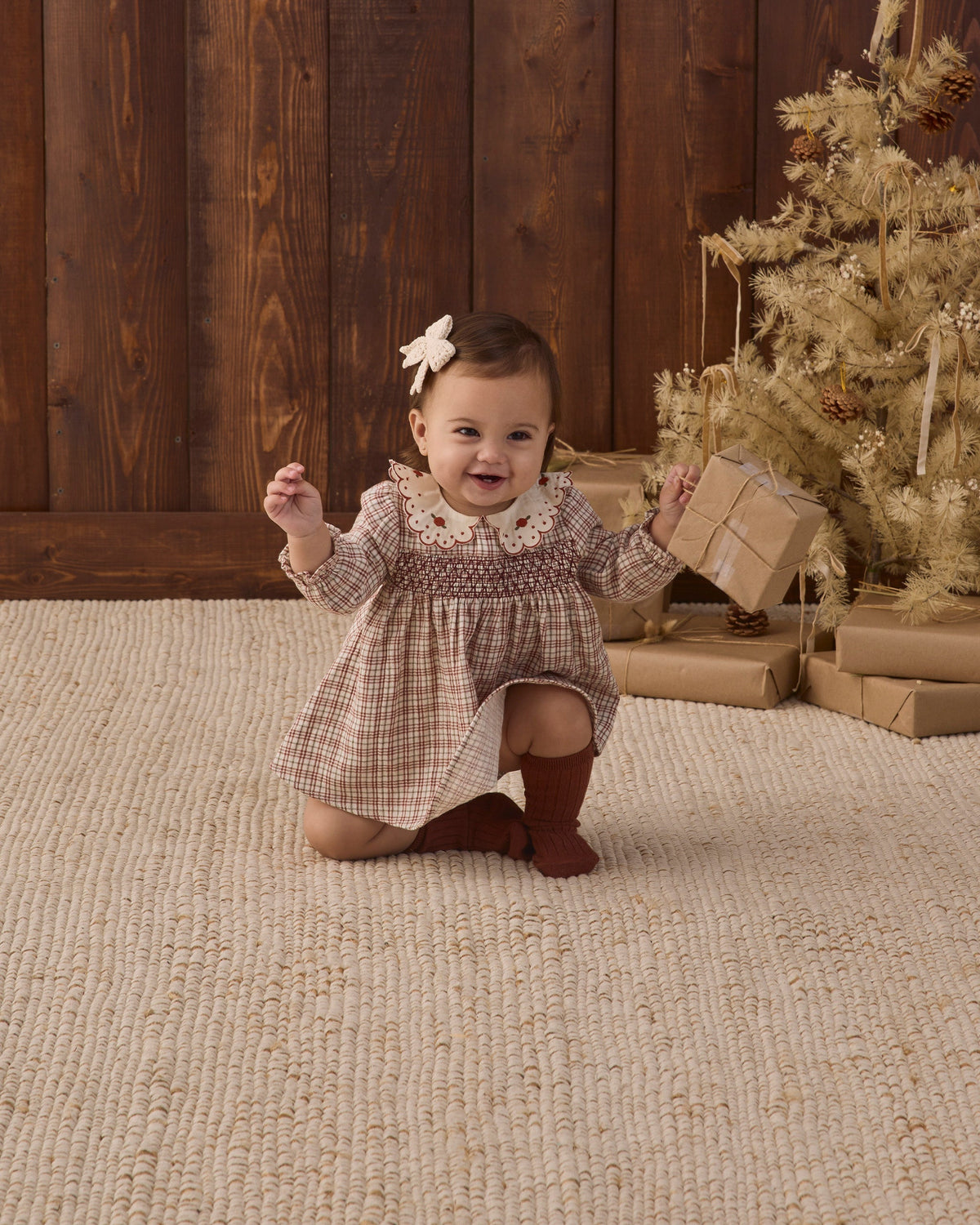 Quincy Mae Callie Dress Christmas Plaid