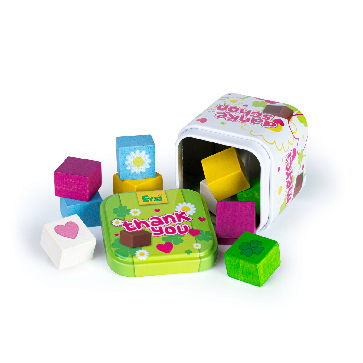 Erzi - Chocolate Cubes in a Tin - Erzi - littleyoyo.ca