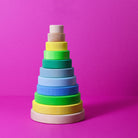 Grimm's - Conical Tower Neon Green - Grimm's - littleyoyo.ca