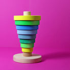 Grimm's - Conical Tower Neon Green - Grimm's - littleyoyo.ca