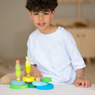 Grimm's - Conical Tower Neon Green - Grimm's - littleyoyo.ca