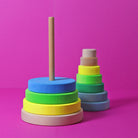 Grimm's - Conical Tower Neon Green - Grimm's - littleyoyo.ca