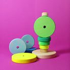 Grimm's - Conical Tower Neon Green - Grimm's - littleyoyo.ca