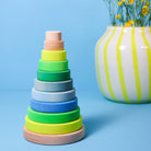 Grimm's - Conical Tower Neon Green - Grimm's - littleyoyo.ca