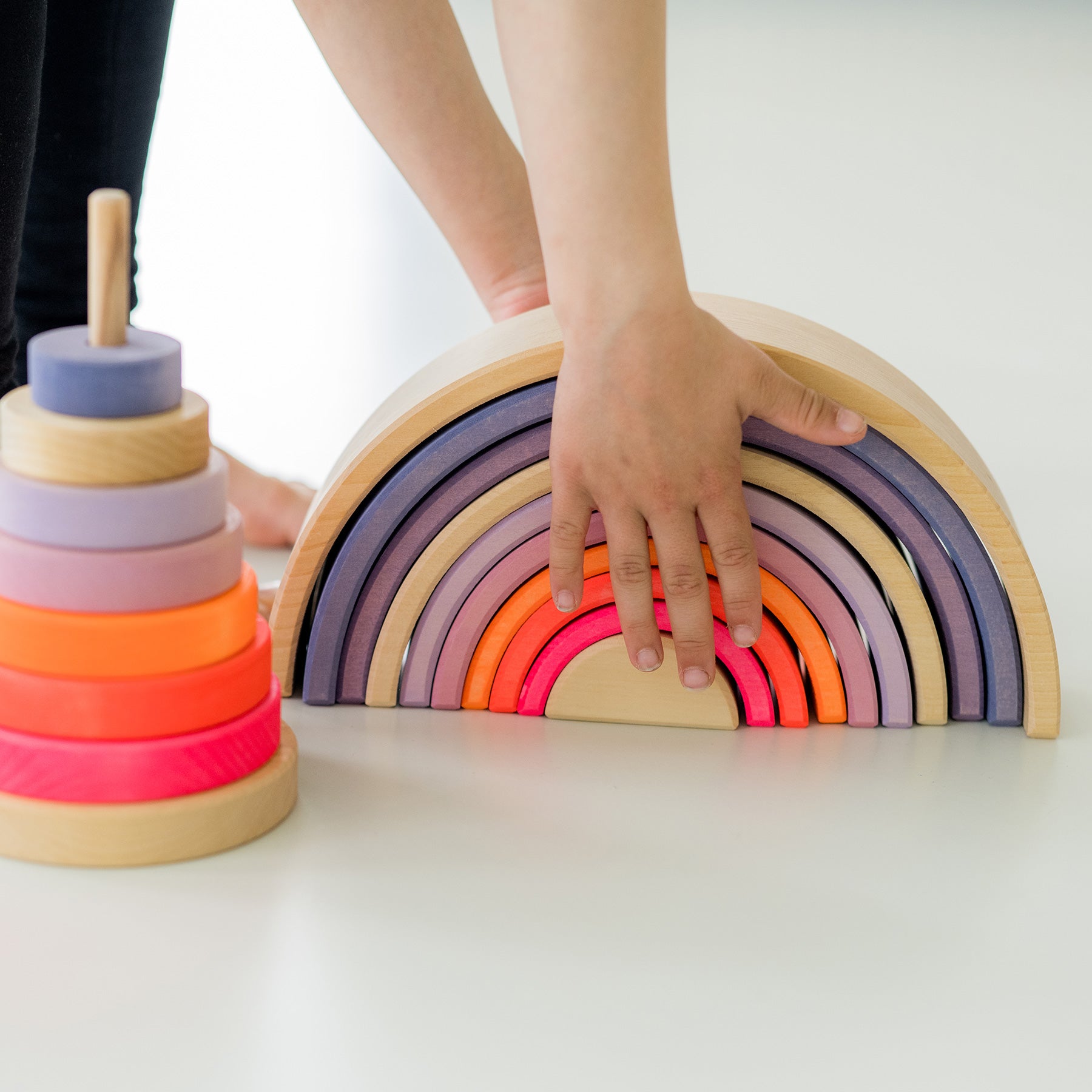 Grimm's - Rainbow Neon Pink - Grimm's - littleyoyo.ca