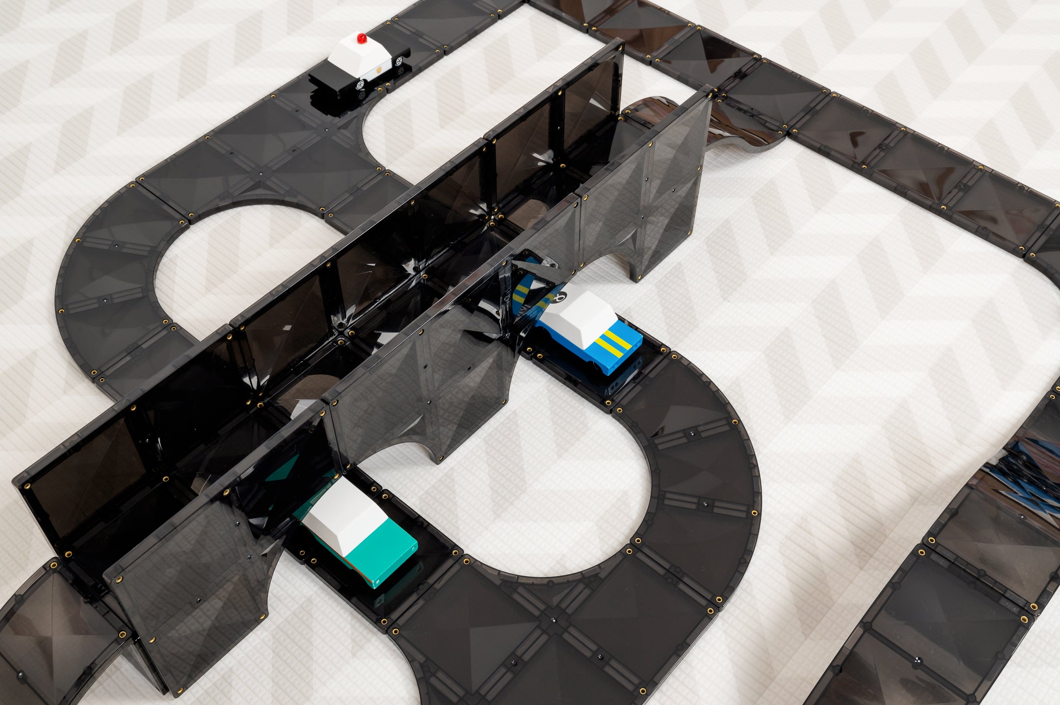 Connetix - Creative Roads Pack - 48 Piece Magnetic Tiles - Connetix - littleyoyo.ca