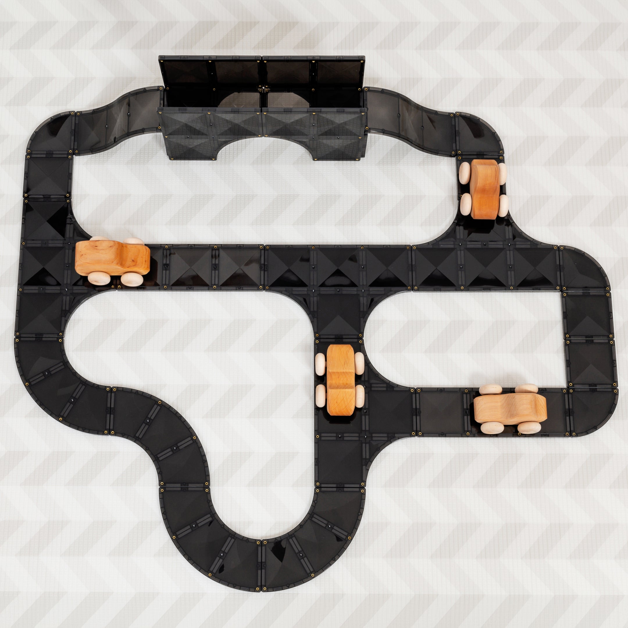 Connetix - Creative Roads Pack - 48 Piece Magnetic Tiles - Connetix - littleyoyo.ca