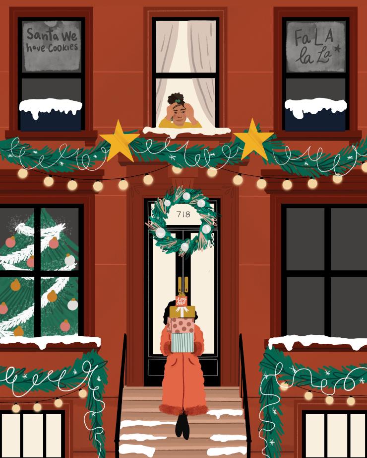 Christmas in Brooklyn by Shenequa Johnson - JIGGY Junior 100pc - JIGGY Puzzles - littleyoyo.ca