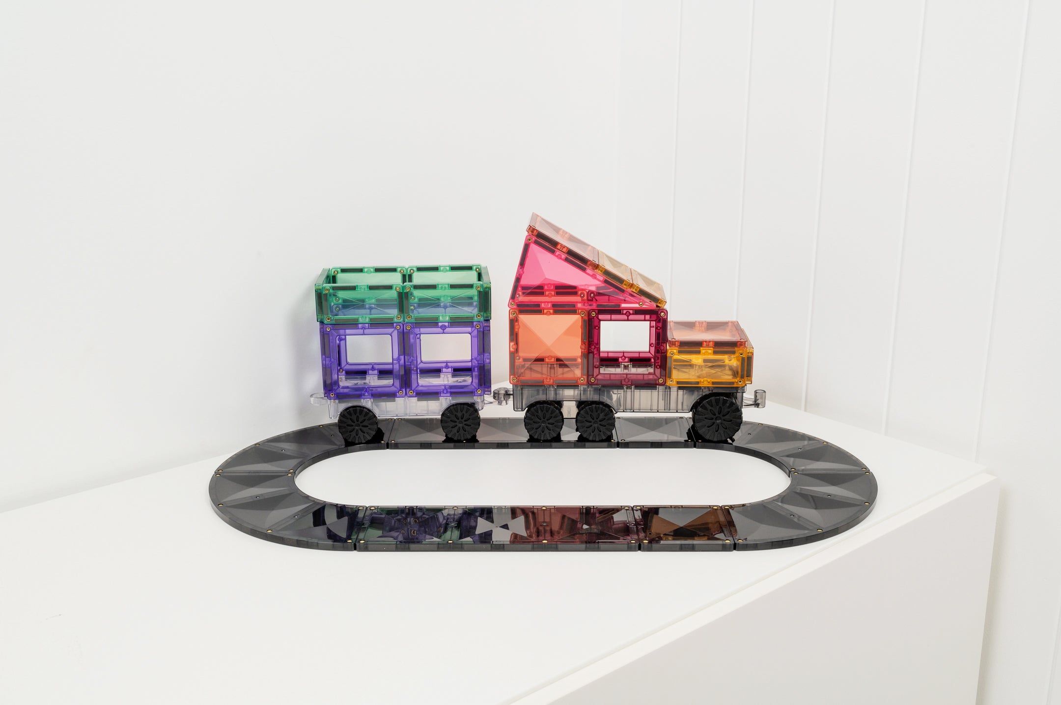 Connetix - Creative Roads Pack - 48 Piece Magnetic Tiles - Connetix - littleyoyo.ca