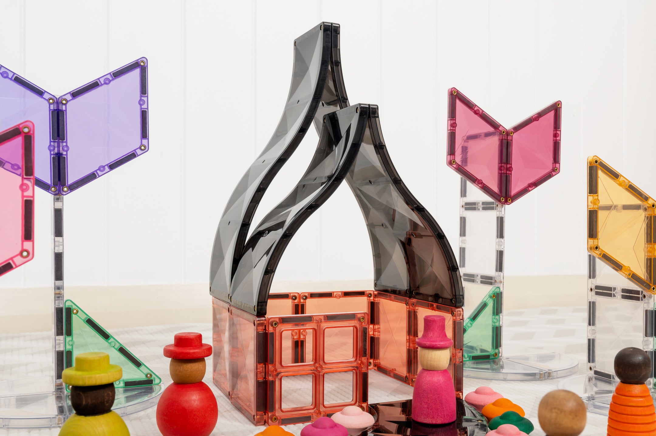 Connetix - Ramps and Intersections Pack - 16 Piece Creative Roads Magnetic Tiles - Connetix - littleyoyo.ca