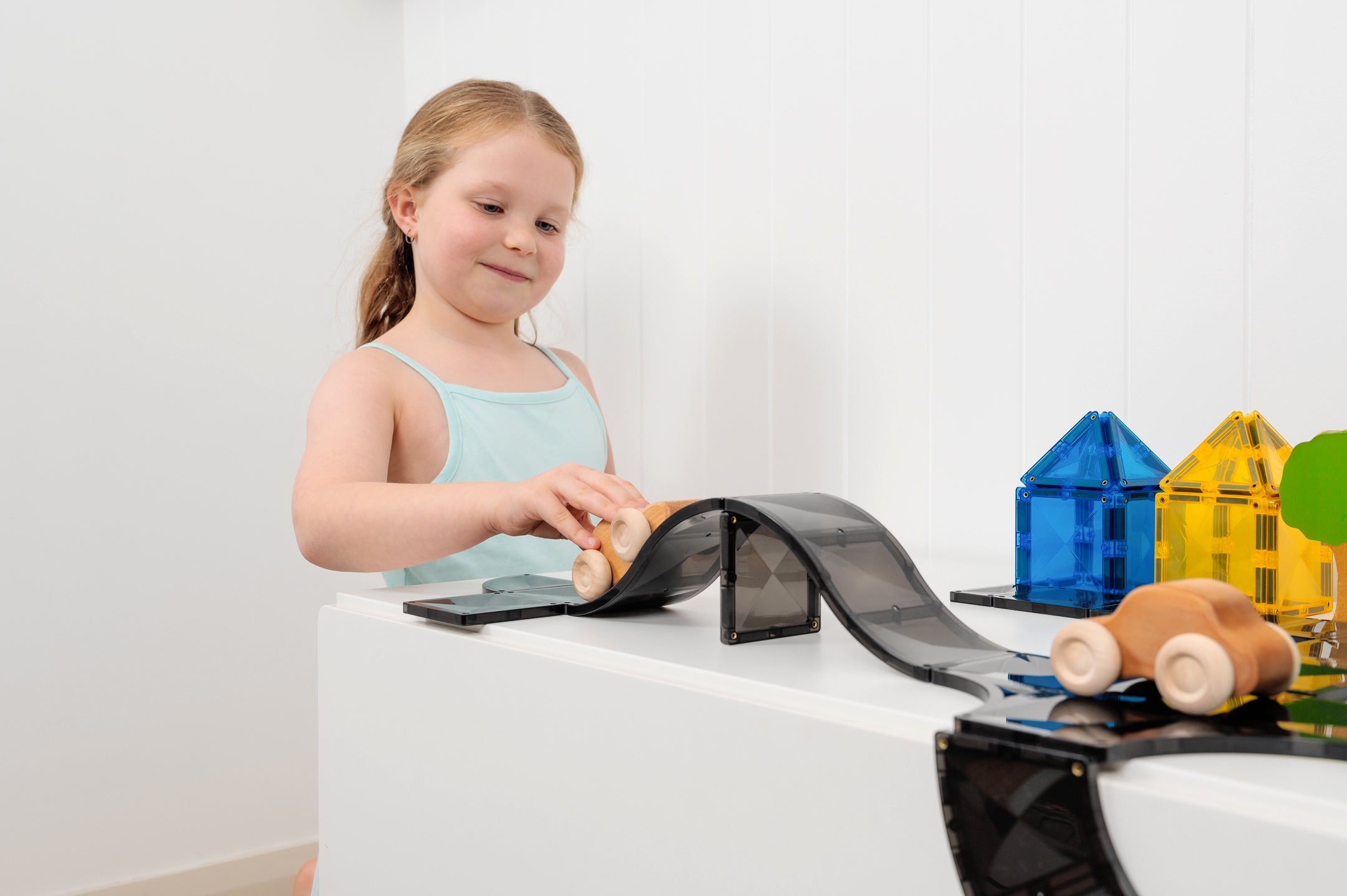 Connetix - Creative Roads Pack - 48 Piece Magnetic Tiles - Connetix - littleyoyo.ca