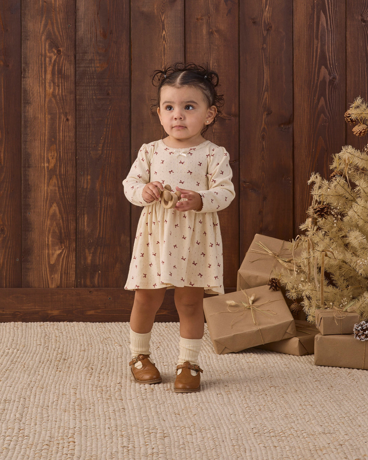 Quincy Mae Alda Dress Red Bows