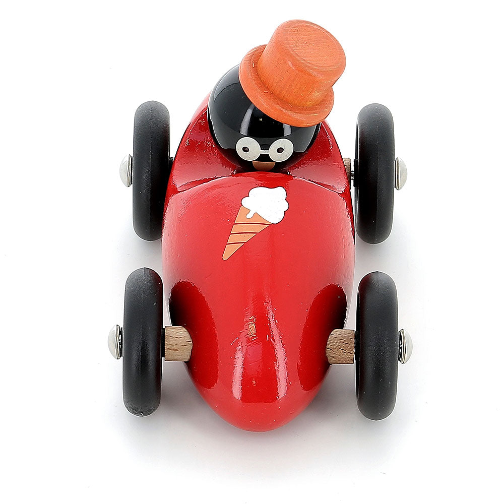 Vilac - Car with Rene the Penguin - Vilac - littleyoyo.ca
