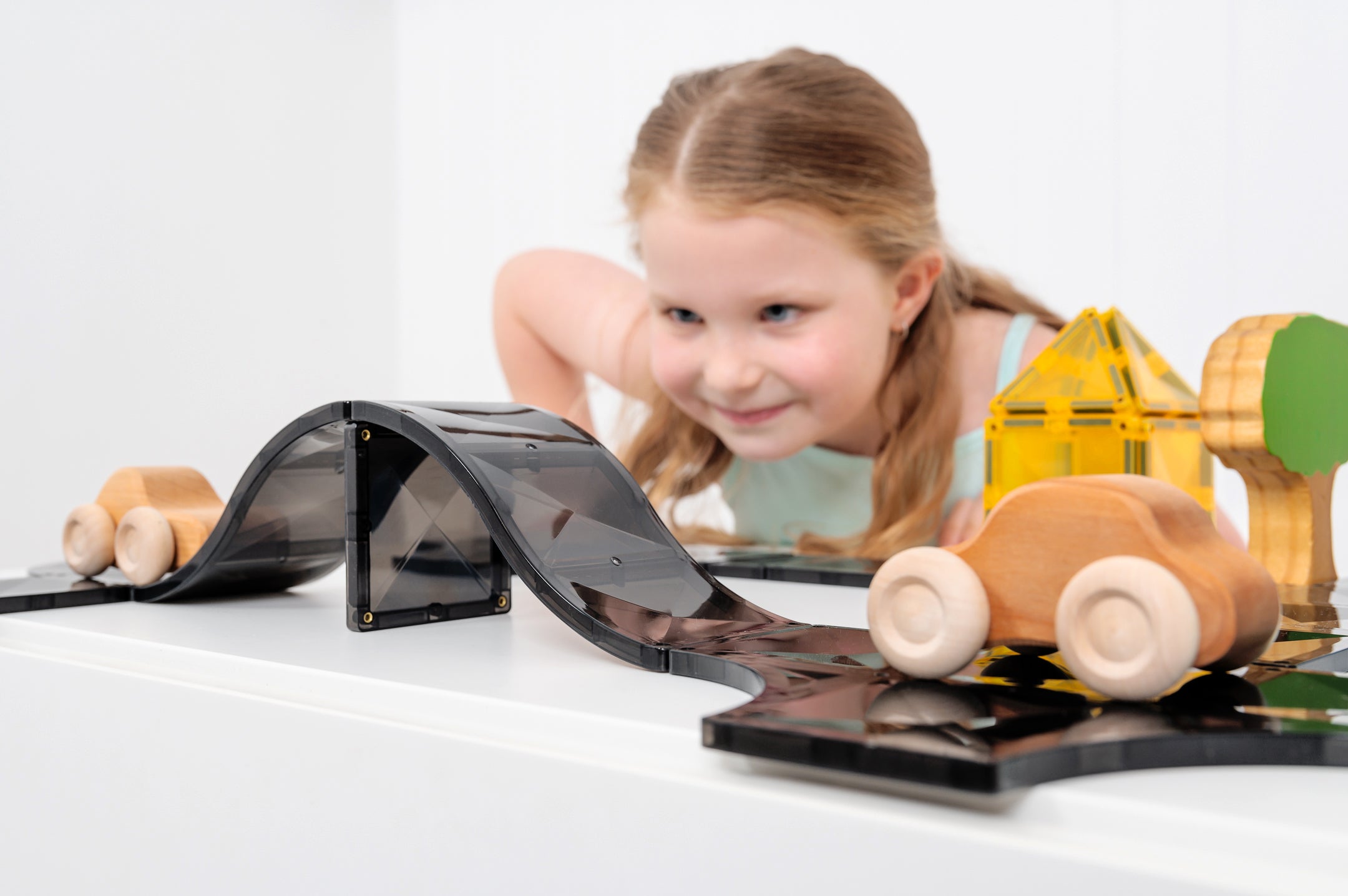 Connetix - Creative Roads Pack - 48 Piece Magnetic Tiles - Connetix - littleyoyo.ca