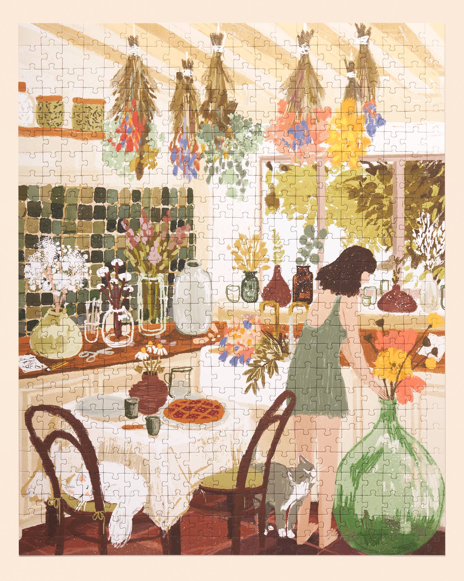 Home Flowering Puzzle- 500 Piece Puzzle - Ordinary Habit - littleyoyo.ca