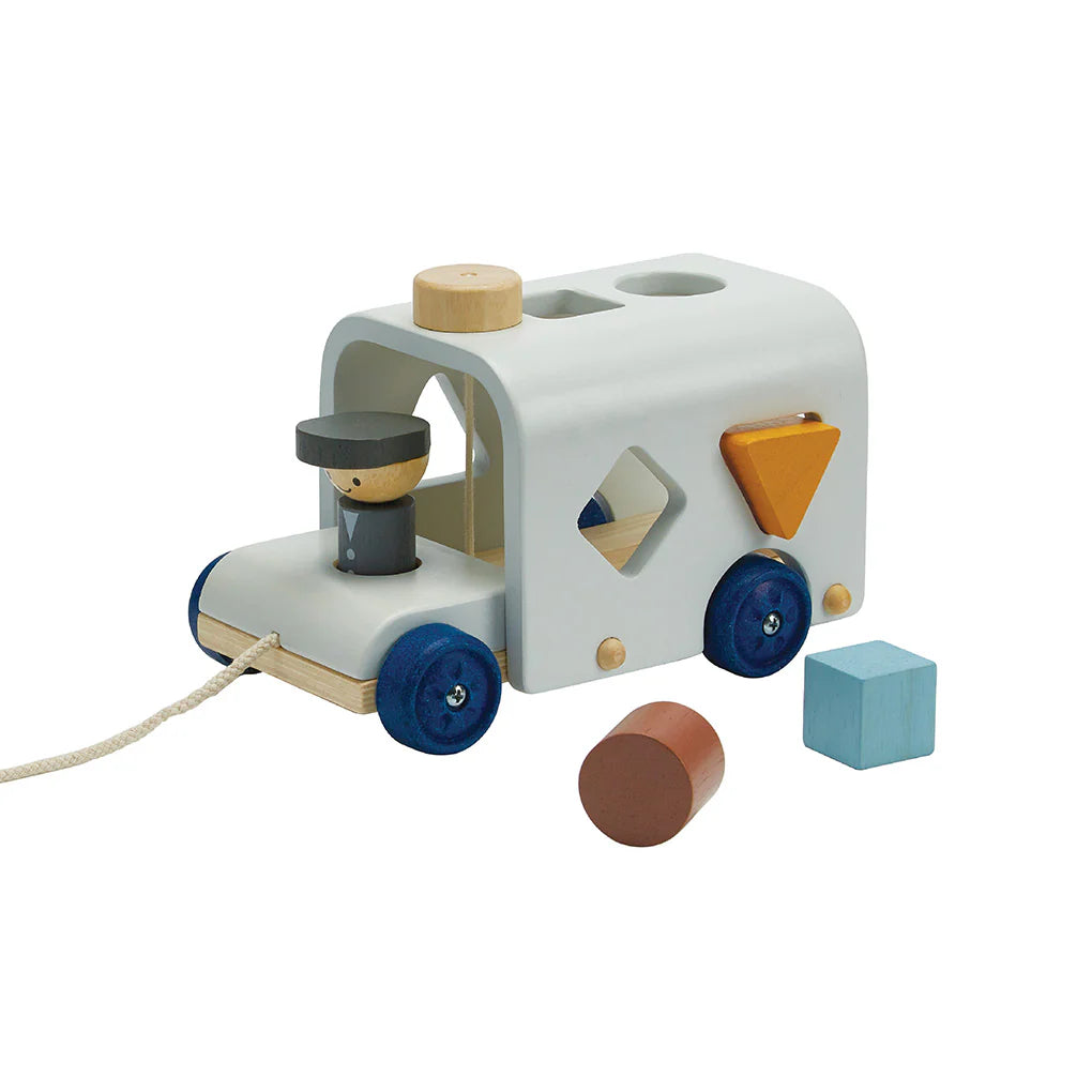 PlanToys - Sorting Bus - Orchard - PlanToys - littleyoyo.ca