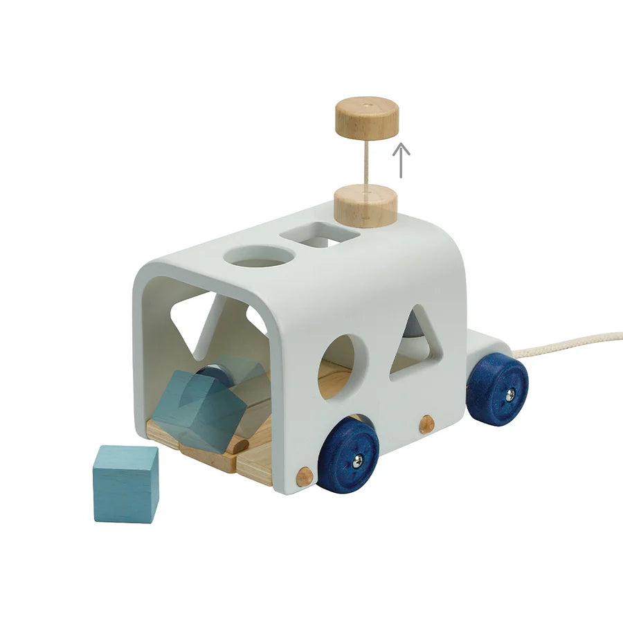 PlanToys - Sorting Bus - Orchard - PlanToys - littleyoyo.ca