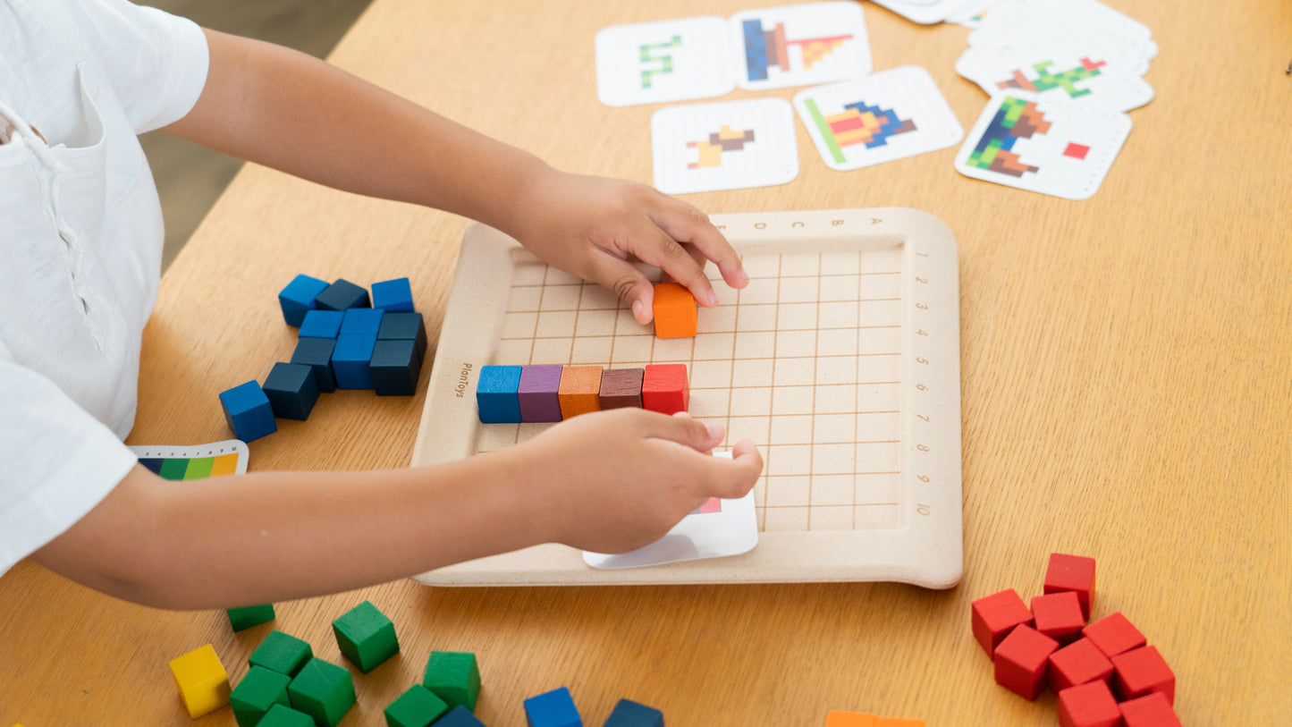 PlanToys - 100 Counting Cubes - Unit Plus