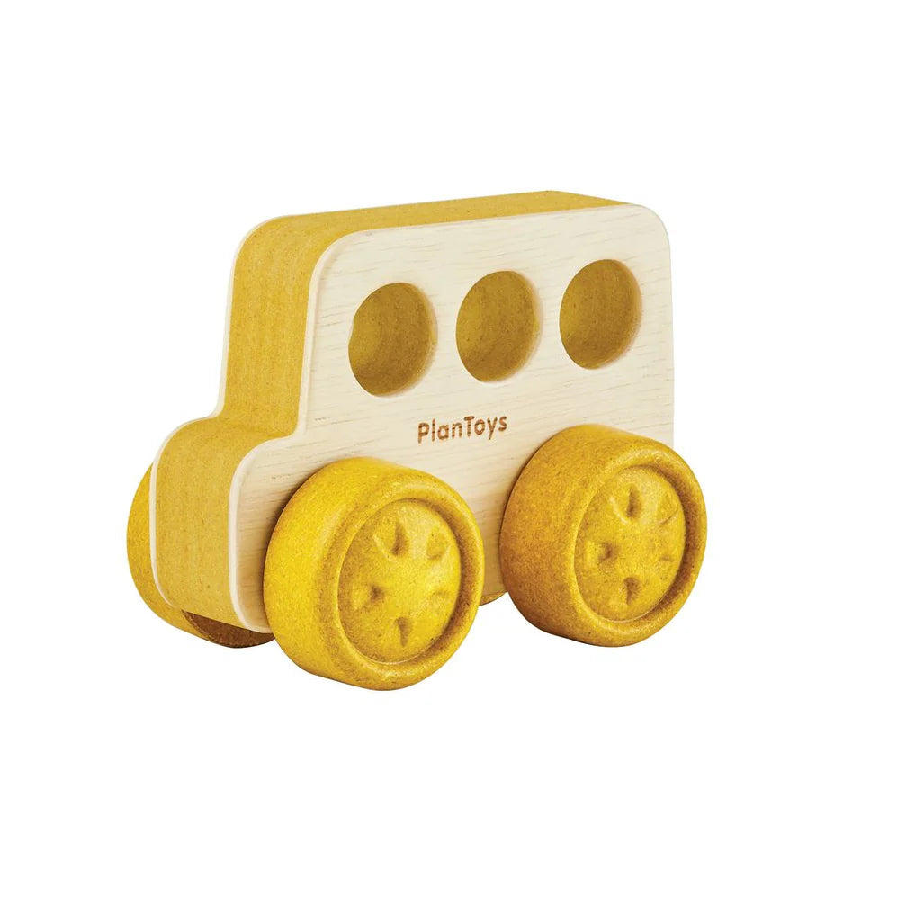 PlanToys -Timber Trail Bus - PlanToys - littleyoyo.ca