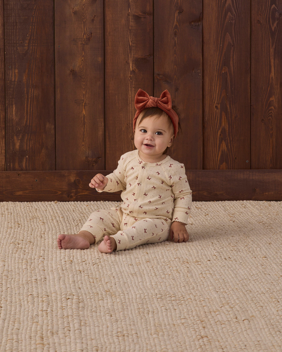 Quincy Mae Long John Red Bows