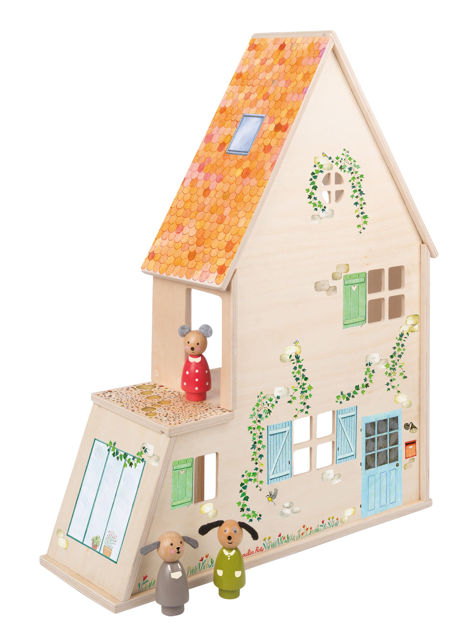 Moulin Roty - Grand Famille - Dollhouse with Furniture - Moulin Roty - littleyoyo.ca