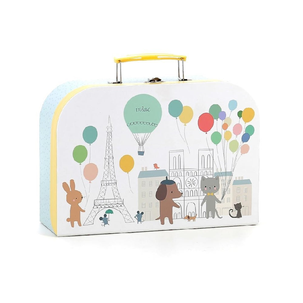 Vilac - Nature Musical Tin Tea Set - Sarah Betz - Vilac - littleyoyo.ca