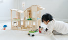 PlanToys - Green Dollhouse with Furniture - PlanToys - littleyoyo.ca