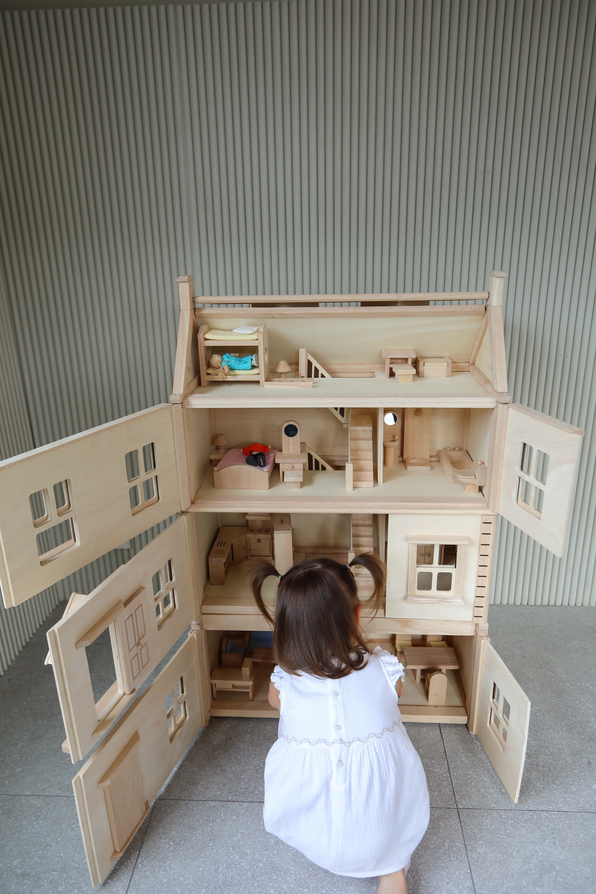 PlanToys - Victorian Dollhouse Basement - PlanToys - littleyoyo.ca