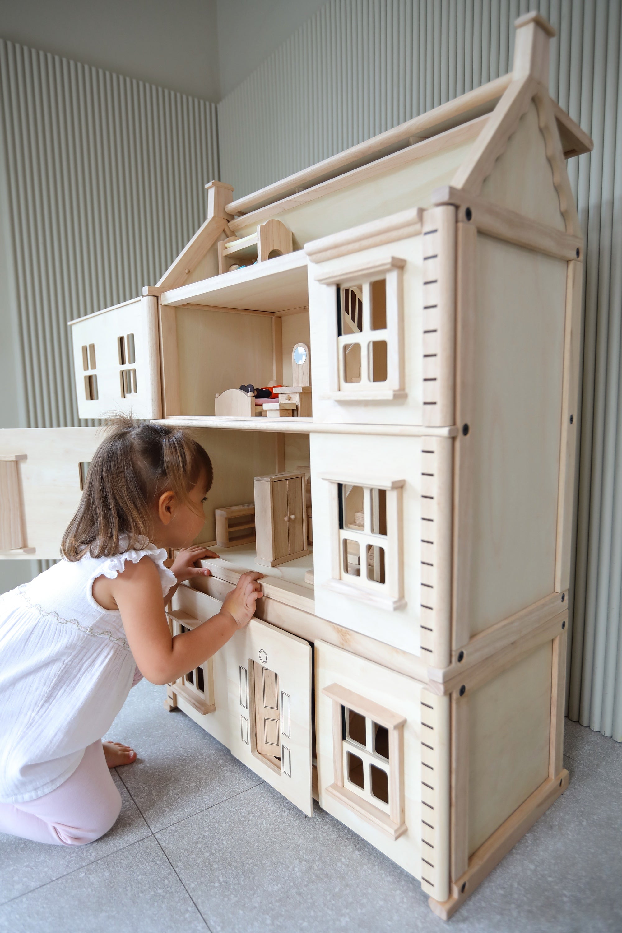 PlanToys - Victorian Dollhouse Basement - PlanToys - littleyoyo.ca
