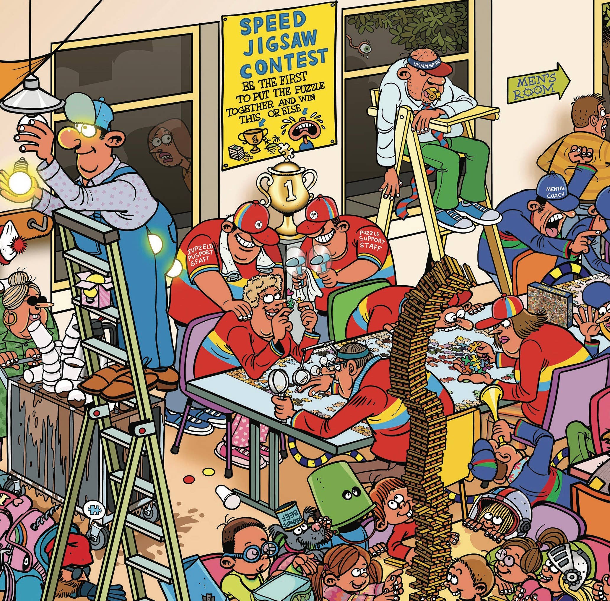 Game Night - 1000pc Velvet-Touch Jigsaw Puzzle - Art & Fable Puzzle Company - littleyoyo.ca