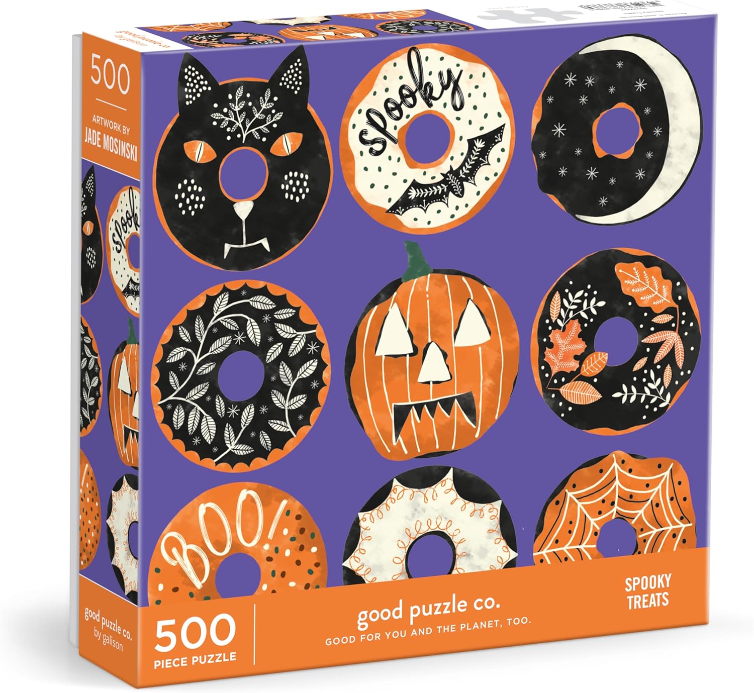 Good Puzzle Co. Spooky Treats - 500pc Jigsaw Puzzle - Galison - littleyoyo.ca