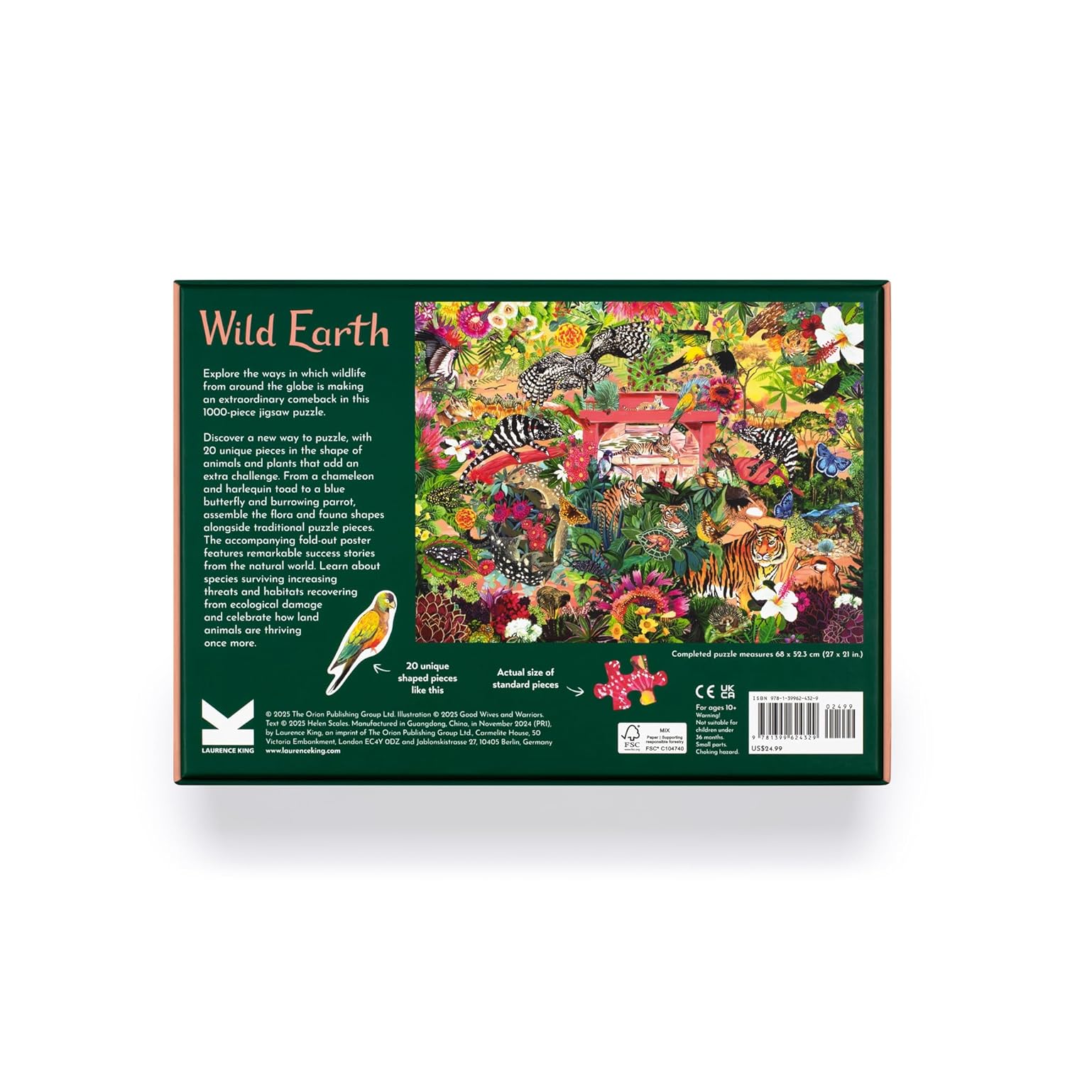 Wild Earth - 1000 Piece Jigsaw Puzzle - Galison - littleyoyo.ca