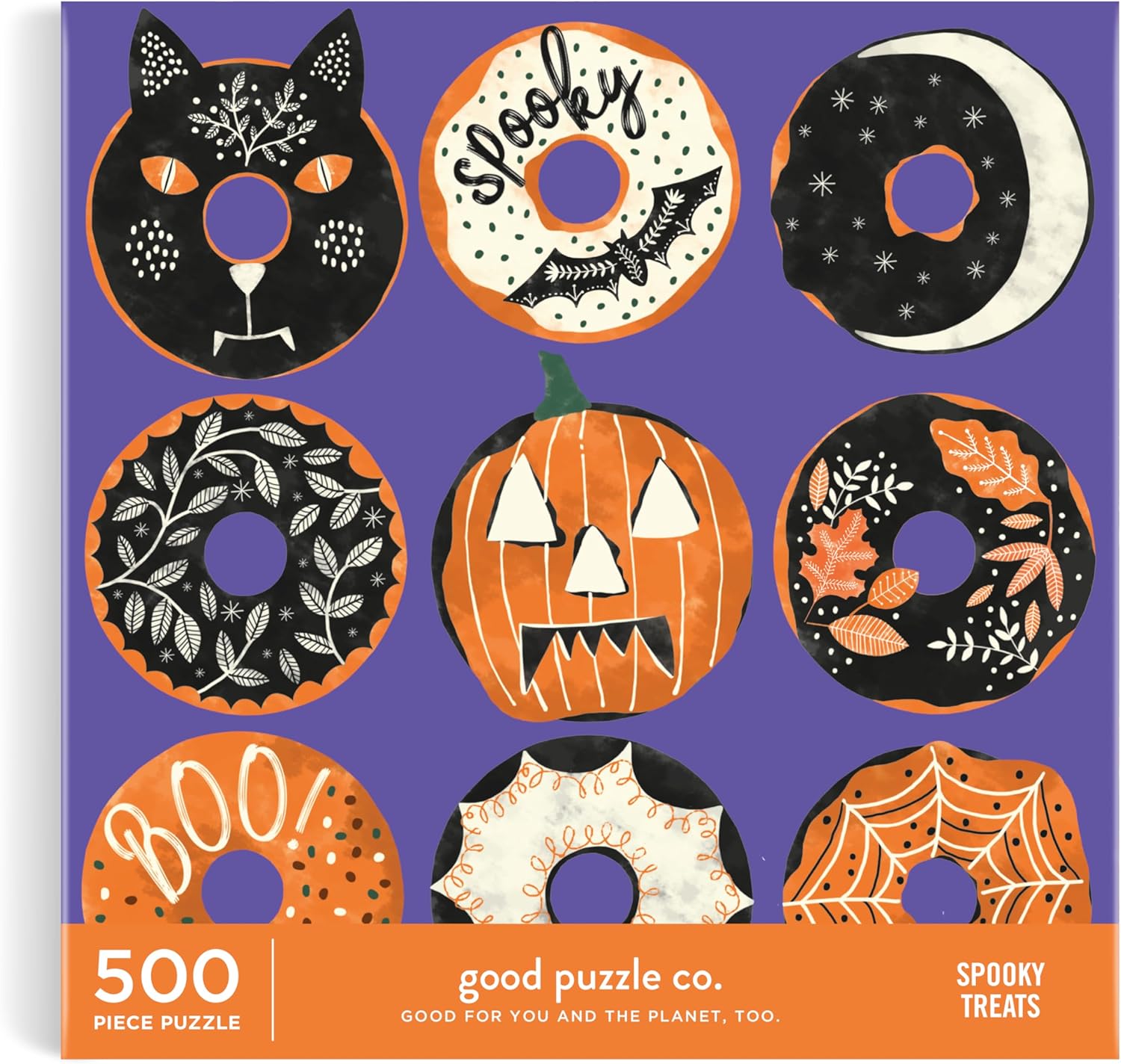 Good Puzzle Co. Spooky Treats - 500pc Jigsaw Puzzle - Galison - littleyoyo.ca