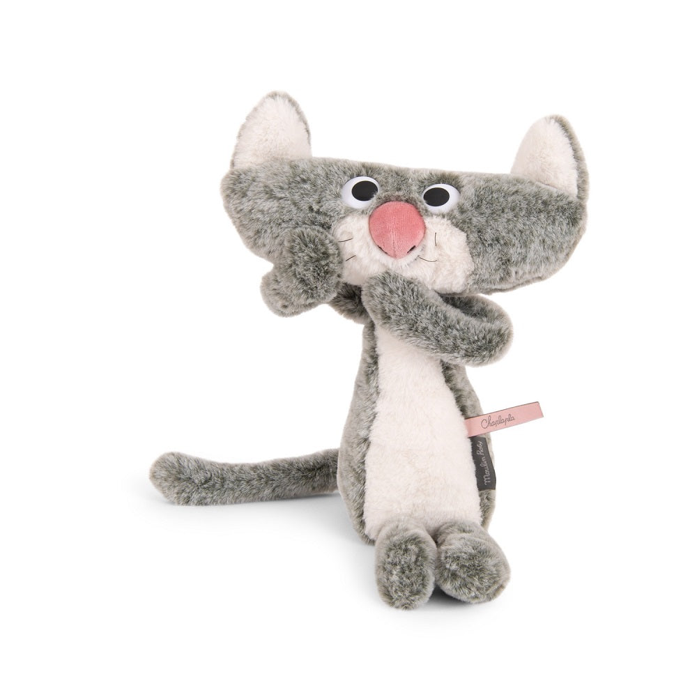Moulin Roty - L'ecole des loisirs - Chien Pourri - Flat Cat Soft Toy - Moulin Roty - littleyoyo.ca