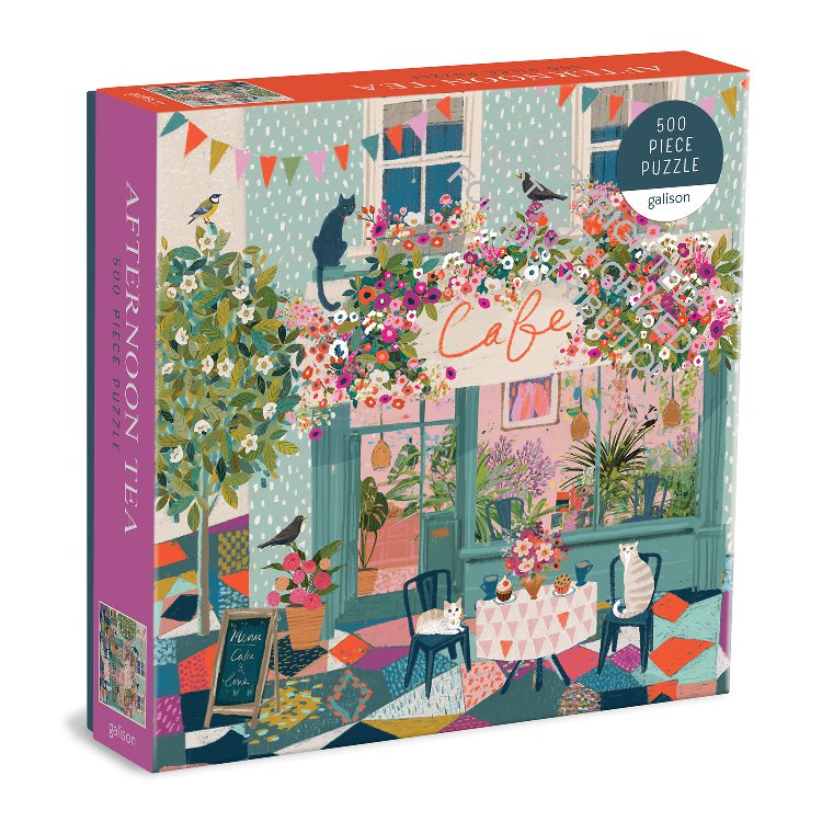 Afternoon Tea - 500pc Jigsaw Puzzle - Galison - littleyoyo.ca
