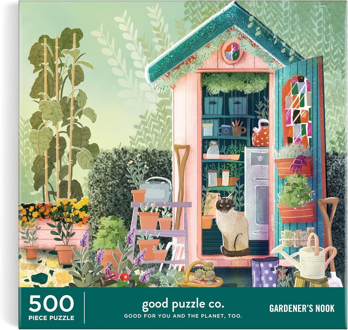 Good Puzzle Co. Gardener's Nook - 500pc Jigsaw Puzzle