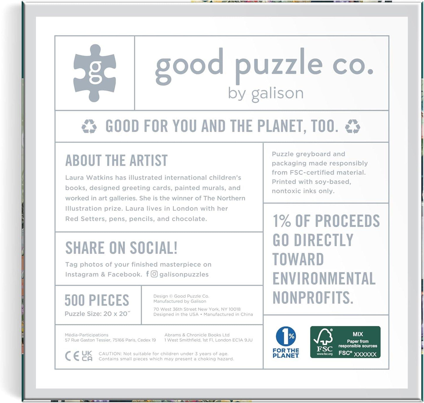 Good Puzzle Co. Gardener's Nook - 500pc Jigsaw Puzzle