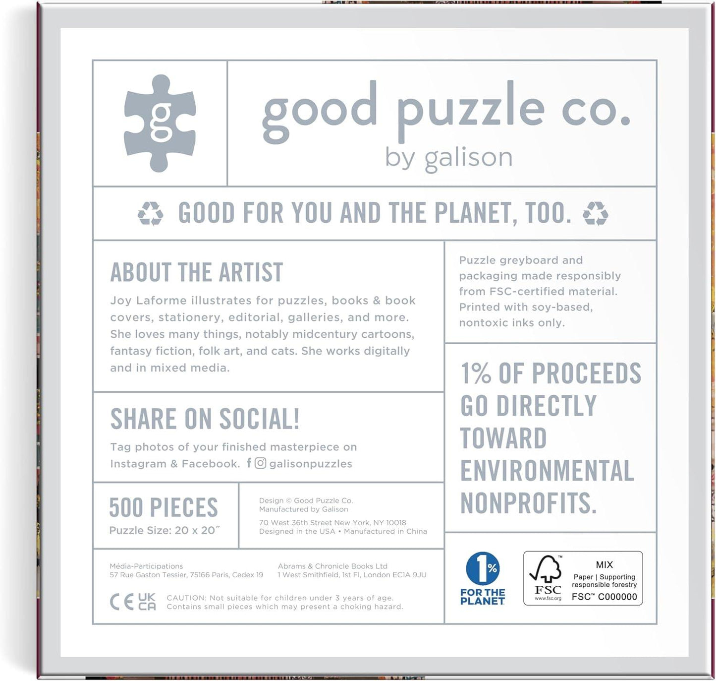 Good Puzzle Co. Countryside Harvest - 500pc Jigsaw Puzzle