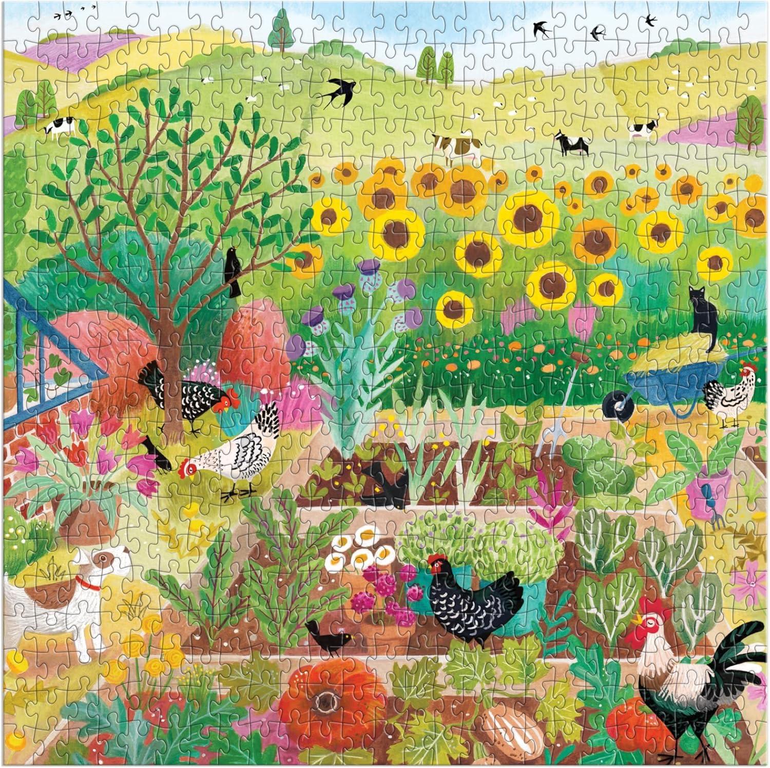 Good Puzzle Co. Countryside Harvest - 500pc Jigsaw Puzzle - Galison - littleyoyo.ca