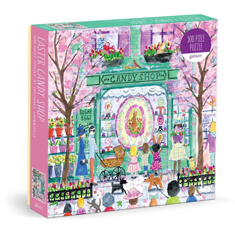 Michael Storrings Easter Candy Shop - 500pc Jigsaw Puzzle - Galison - littleyoyo.ca