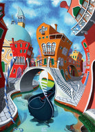 La Gondola - 500-pc Velvet-Touch Jigsaw Puzzle - Art & Fable Puzzle Company - littleyoyo.ca