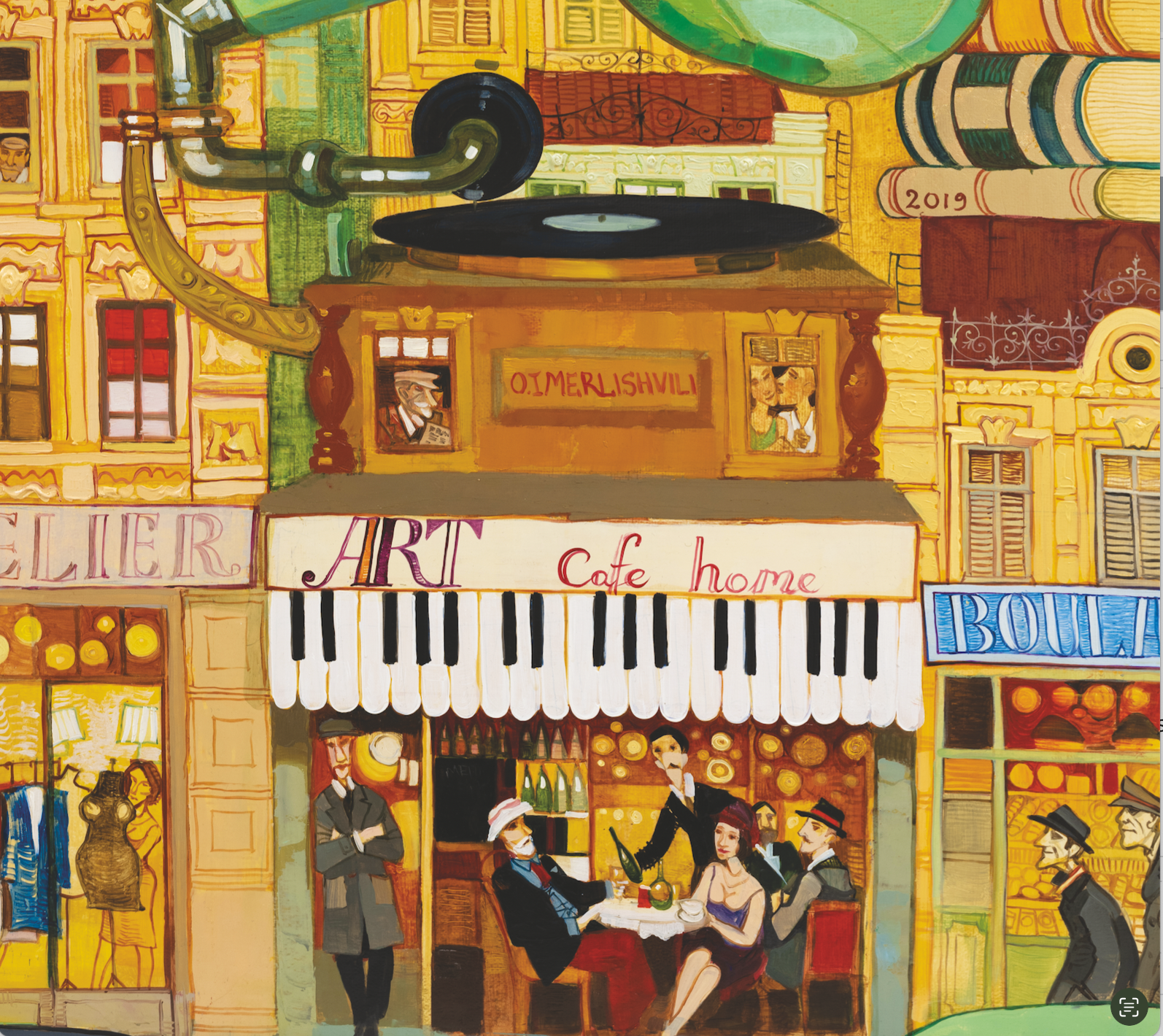 Art Cafe - 1000pc Velvet-Touch Jigsaw Puzzle - Art & Fable Puzzle Company - littleyoyo.ca