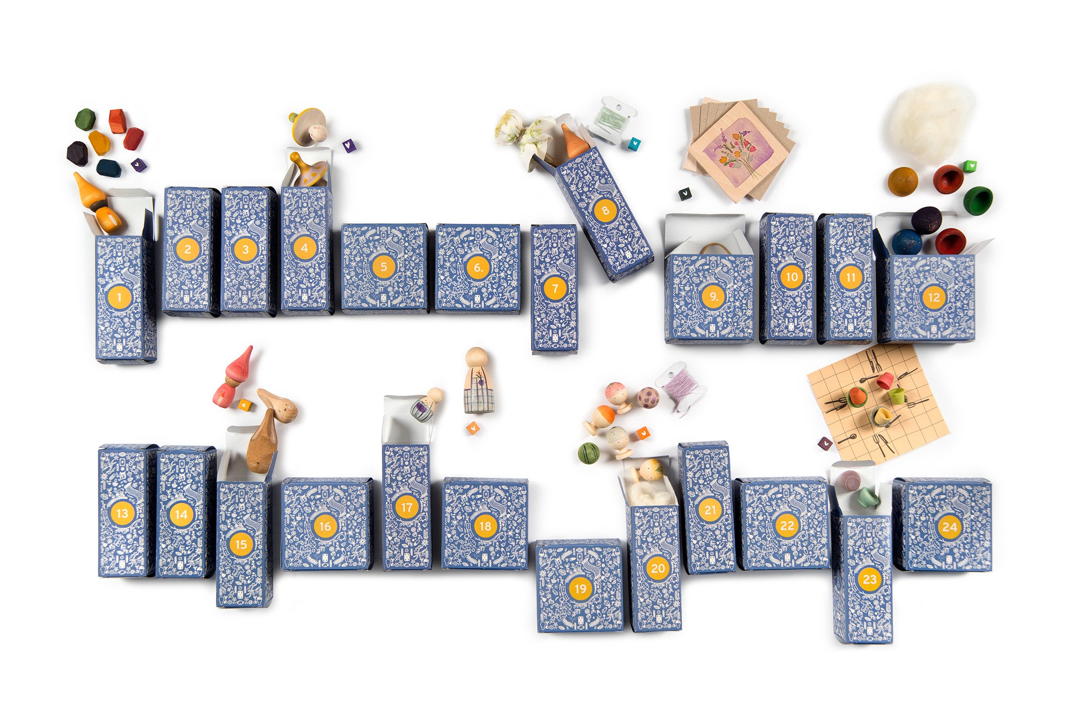 Grapat - Wood Advent Calendar 2024 Edition - Grapat - littleyoyo.ca