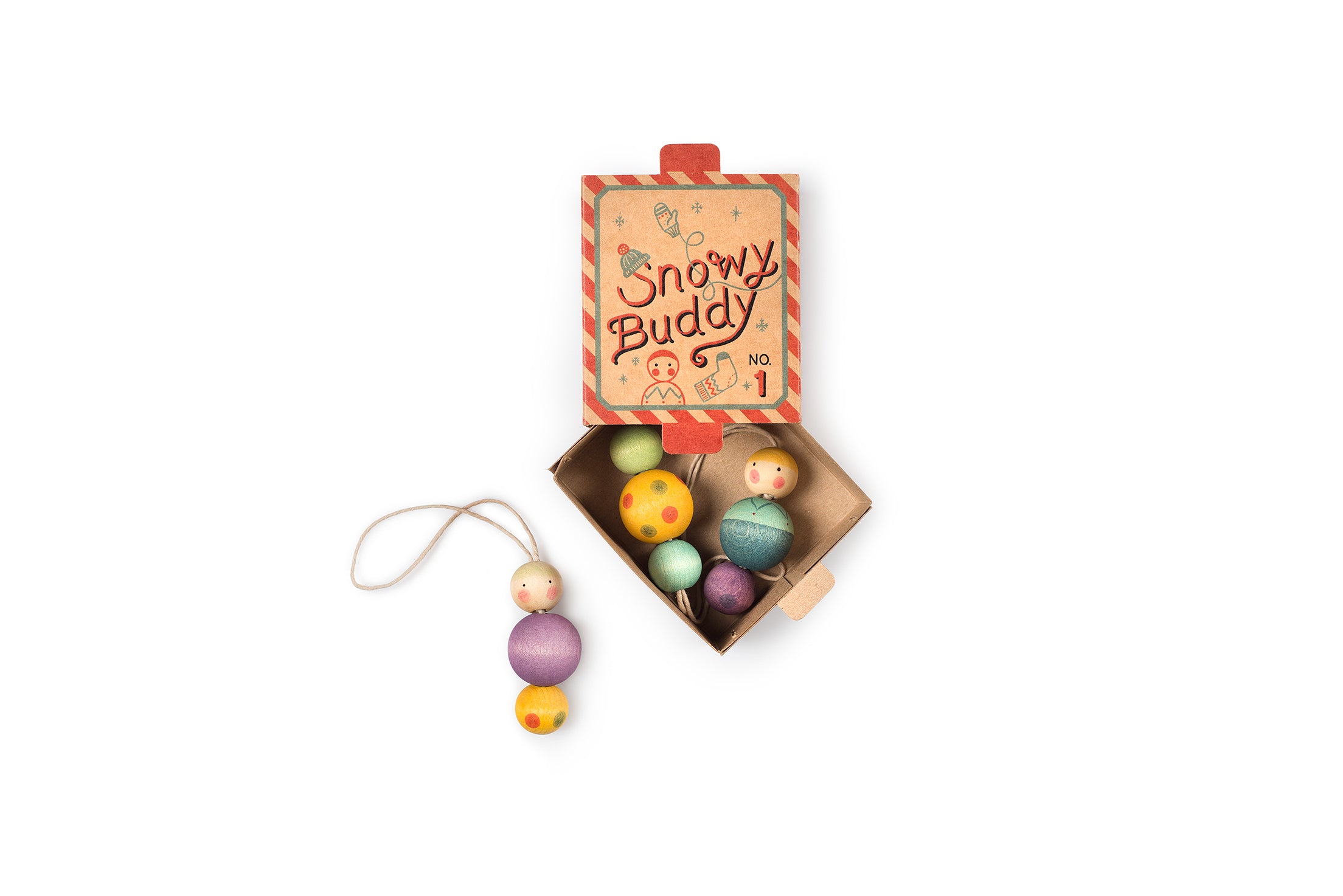 Grapat - Wood Christmas Ornament - Grapat - littleyoyo.ca